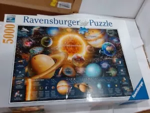 UsedAsIs-Ravensburger Solar System, 5000 pcs, 60"x40", possible missing pieces - Picture 1 of 3