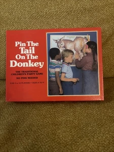 Vintage PIN THE TAIL ON THE DONKEY (Gold, 1981) - Bild 1 von 14