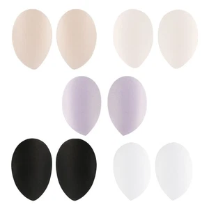 5 Pairs Drop Shaped Sponge Breast Pad Insert Chest Pad Invisible Bra Padding - Picture 1 of 12