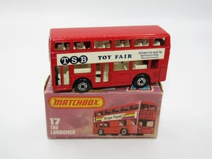 Matchbox Superfast No 17 London Bus HTF TSB Toy Fair MIB - Picture 1 of 10