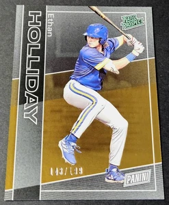 2025 National Silver Pack Orange /199 Ethan Holliday Rated Prospect #RP1 - Picture 1 of 2