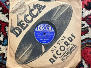 Beer Barrel Polka PLEHAL BROTHERS 78 rpm JUKEBOX RECORD Harmonica Duet 1940's - Picture 1 of 3