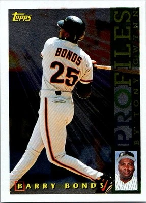 1996 Topps Profiles Barry Bonds NL-03 - Image 1 of 2