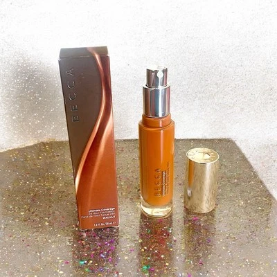 Becca Ultimate Coverage 24 Hour Foundation In WALNUT 1 Fl Oz Brand New In Box - Image 1 of 4