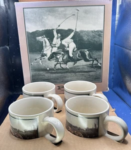 POLO Ralph Lauren 4er Set VOLLBLUT Club Tassen Kaffee Tee Tassen Neu im Karton - Bild 1 von 23