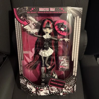 Monster High Draculaura Reel Drama Fashion Doll Mattel 2025 IN HAND *see Descrip - Image 1 of 4