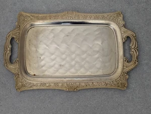 Twinbird Vintage versilbertes verziertes Serviertablett - Made in Japan - groß  - Bild 1 von 24