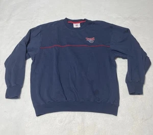 Tennessee Titans Sweatshirt mit Rundhalsausschnitt Medium Pullover Jacke marineblau kleines Logo - Bild 1 von 7