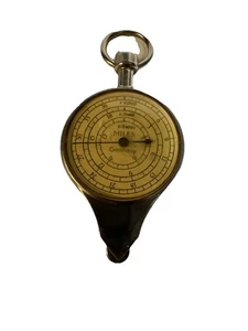 Vintage Kompass Kartenleser Zentimeter bis Kilometer in. Meilen Entfernungsmesser  - Bild 1 von 1
