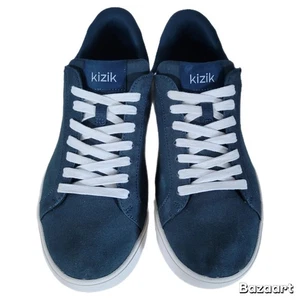 Kizik marineblau Canvas freihändige Turnschuhe W 11W/M 9,5W - Bild 1 von 8