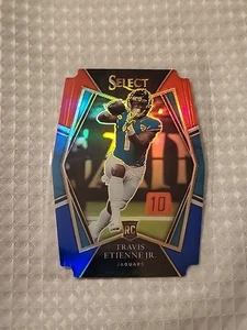 2021 Panini Select Travis Etienne Jr Red &Blue Prizm Rookie Premier Level #154 - Picture 1 of 2