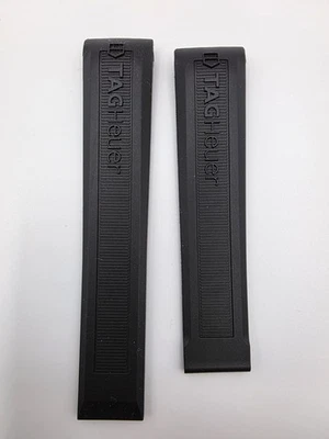 Tag Heuer Authentic Black Rubber Strap Band 20mm Aquaracer FC6027 Part  - Image 1 of 2