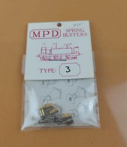 MPD OO Gauge Spring Buffers Type 3 - Bagged - Picture 1 of 3