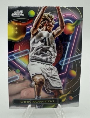 2024 Topps Cosmic Chrome Dallas Mavericks Dirk Nowitzki #32 - Image 1 of 2