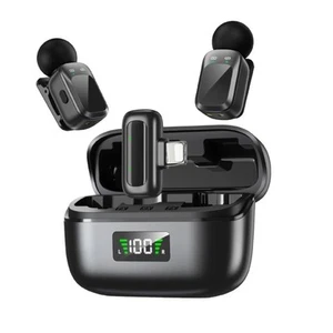 Mini Microphone With Three-level AI Noise Reduction Technology Built- - Zdjęcie 1 z 10