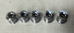 OLD SCHOOL BMX NEW POWER DISC CHAINRING Fixing BOLTS CHROME STEEL SINGLE GEAR - Picture 1 of 1