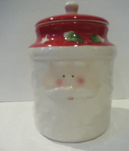 Heartfelt Kitchen Creations Santa Cookie/Treat Jar 2011 - Picture 1 of 9