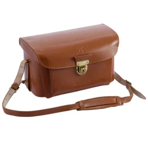 OMNICA DE COLECCIÓN BOLSO DE HOMBRO DE CUERO PARA CÁMARA Y LENTES DE EQUIPO FOTOGRÁFICO ESTUCHE RÍGIDO - Imagen 1 de 6