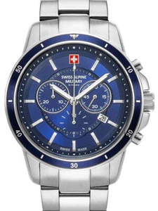 Swiss Alpine Military 7089.9135 Chronograph Mens Watch 44mm 10ATM - Picture 1 of 5