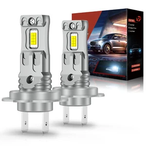 H7 LED Bombilla Faros De Coche Luz de Cruce o Carretera 6500K 1:1 CANBUS Blanco - Imagen 1 de 11