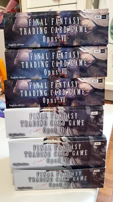 Final Fantasy TCG 6 cajas de cartas 6,2 kg de cartas 3000+ cartas Opus VI + VII Foto 1 de 4