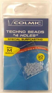 TECHNO BEAD 4 HOLES - misura M 3x5mm - Imagen 1 de 1