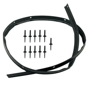 Front Bumper Hood Seal Waterproof With Rivets Fit Dodge Challenger 2008-2019 - Picture 1 of 8