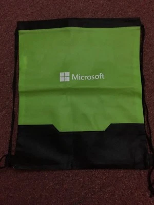 Microsoft Drawstring Bag Lime Green Brand New - Image 1 of 2