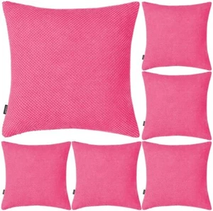 coddsmz 6 pack Decorative Throw Pillow Covers Corduroy Soft Solid Cushion Case - Picture 1 of 7