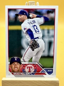 Brad Miller #319 2023 Topps Texas Rangers - Picture 1 of 2