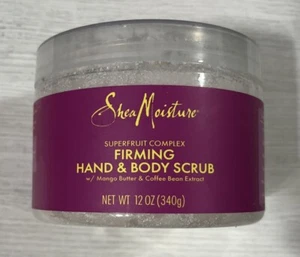 SheaMoisture SuperFruit Complex Firming Hand & Body Scrub, Mango & Coffee, 12 Oz - Picture 1 of 2