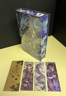 FAIRYLOOT The Night Ends With Fire (Book 1) - K. X. Song ~ EXCLUSIVE + Bookmarks - Image 1 of 4