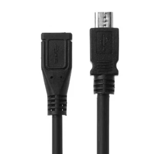 Micro USB Female to Male Data Sync Extension Cable Cord for for Andro - Zdjęcie 1 z 13