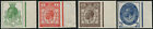 1929 PUC ½d – 2½d SG 434/37 IMPERF ‘IMPRIMATUR’ SET OF FOUR U/M (matching sid...