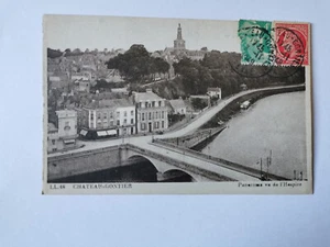 CPA 53 CHATEAU-GONTIER - Panorama vu de l'Hospice - Imagen 1 de 2