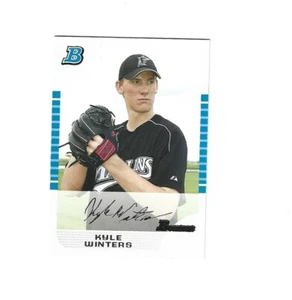2005 Bowman Draft White #40 Kyle Winters FY /225 MARLINS - Picture 1 of 2