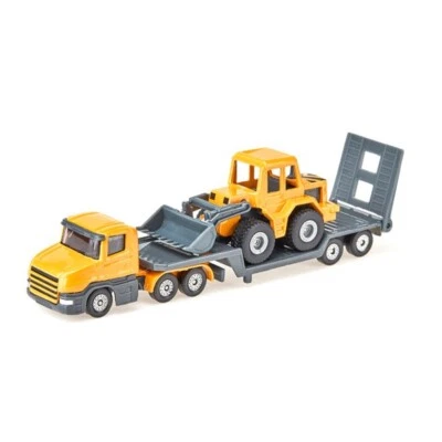 SIKU Low Loader with Front Loader Diecast Model Car Toy SK1616 - Image 1 of 4