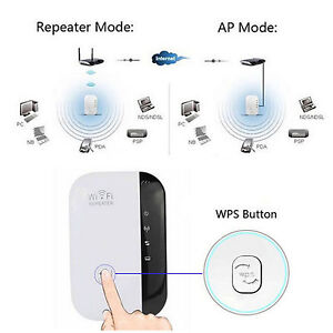 Repetidor Amplificador señal Wifi repeater Wi-Fi 300Mbps router punto acceso 24h