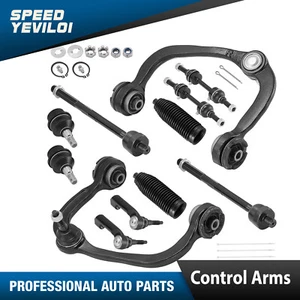 4WD Front Upper Control Arms Sway Bar Links Tie Rods for 2009-2014 Ford F-150 - Foto 1 di 10
