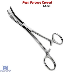 Surgical Pean Forceps Curved Pliers Dental Artery Clamp Locking Forceps Tools - Picture 1 of 5