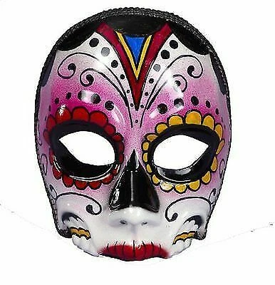 Day of The Dead Mexico Festival Female Face Mask Costume Fm73641