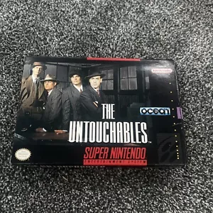 The Untouchables Super Nintendo SNES Complete Cib 100% Authentic - Picture 1 of 14