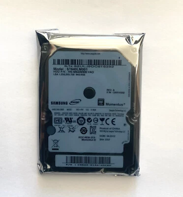Samsung Momentus M8 640GB 2.5" Internal Hard Drive 8MB ST640LM001 HN-M640MBB/VAO - Image 1 of 2