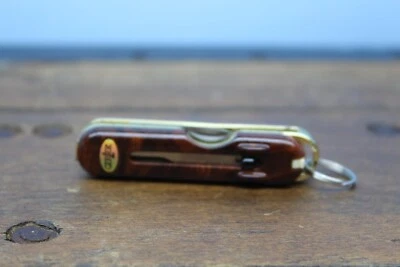 VINTAGE GERBER FISKARS POCKET WATCH KEY FOB CHAIN KNIFE TOOLS MULTI SCISSORS - Image 1 of 4