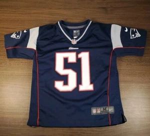 Nike On Field Jerod Mayo New England Patriots NFL Jersey Kids 5 M - Picture 1 of 6