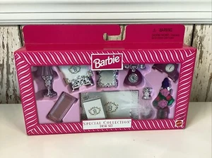 1998 BARBIE SPECIAL COLLECTION DESK SET - 22302 - ORIGINAL BOX UNOPENED - Picture 1 of 13