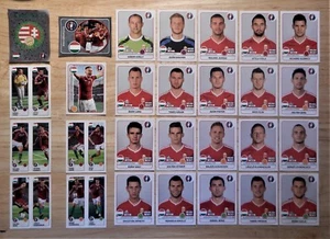 Panini UEFA Euro 2016 France Complete Team Hungary + 2 Foil Badges - Picture 1 of 1
