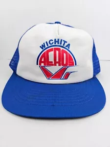 Vintage USA MADE Wichita Aeros Baseball Cap Snapback Trucker Hat - Picture 1 of 9