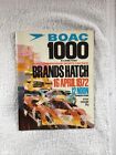 Brands Hatch Official Programme 16Th April 1972  Boac 1000 Kilometres Race