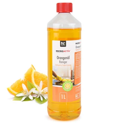 Orangenöl Reiniger Allzweckreiniger 1 L Fleckenentferner von Microactiv - Bild 1 von 4